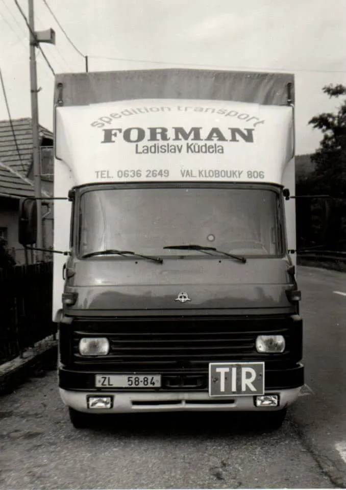Začátky firmy KDL Transport - vozidlo Avia A30 v roce 1991